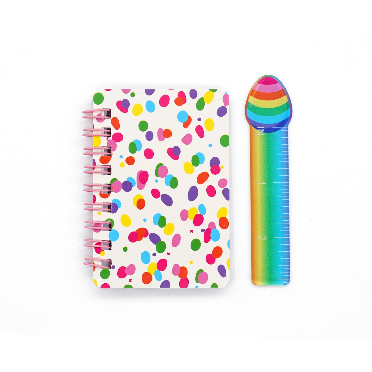 Rainbow Mini Notebook Keychain by Creatology™